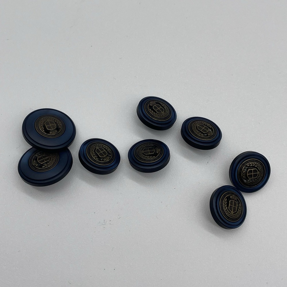 Pendleton Buttons‎ Blue Tone Replacement Cardigan Blazer  Vintage Lot Of 8
